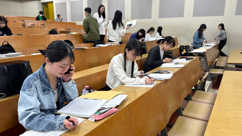 教育実習IIオリエンテーション電話がけ