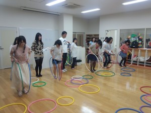 DSC_0085 フープリレー!