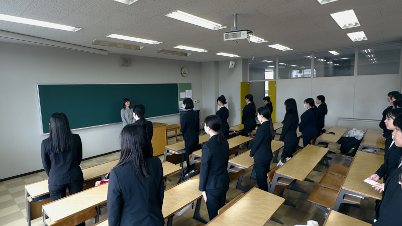 【行事】第1回教育実習 実習生決意表明