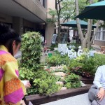 中庭の様子