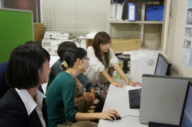実行委員の作業風景です