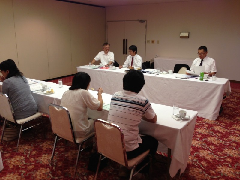 宮崎での後援会の様子