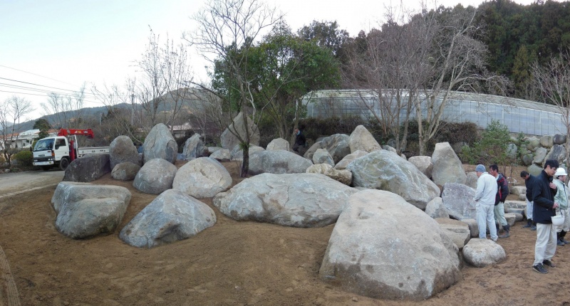 「癒しの渓谷造り」技能講習会の作品