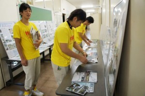 準備の様子（展示）