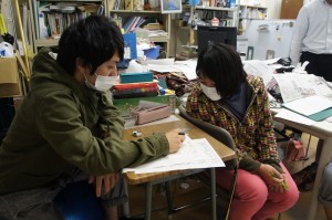 古賀ゼミ話し中