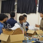 緑花部荷物の準備