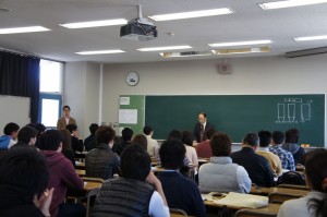 矢幡学科長のお話