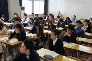 学科別オリエンテーションの様子