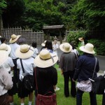 キャンパス見学(日本庭園)