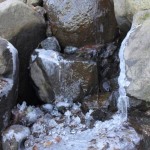氷の柱 氷の柱