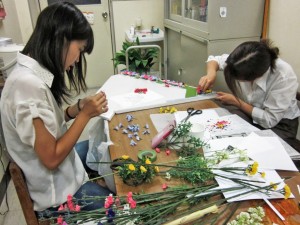 模型制作の様子