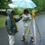 野帳は濡らさないように