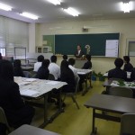 少しだけですが、学科の紹介も…