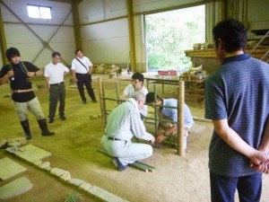 造園体験・竹垣制作