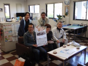 スター高橋さん率いる実行委員の方と二丈キャンパススタッフ