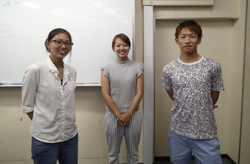 副委員長 萩山 実行委員長 熊宮 副委員長(1年)