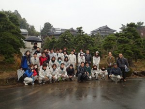 岩熊松園にて