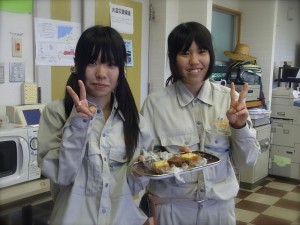 材料提供&つくってくれたおふたり