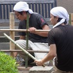 今度は一緒に竹垣を作ってみませんか?(造園体験)