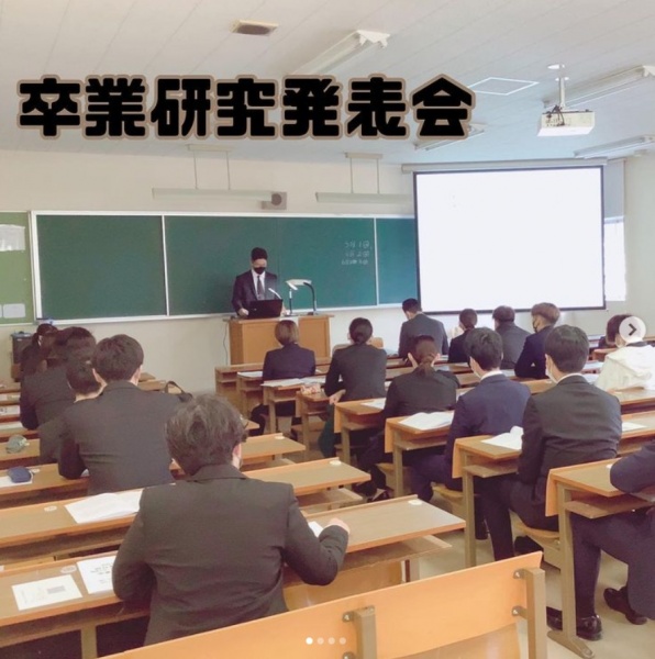 卒業研究発表会を行いました