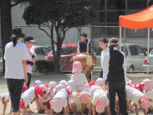 もう少しで富士山の完成だ