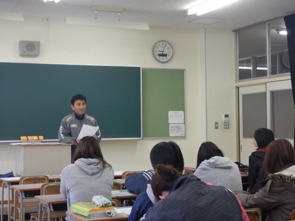 【1年生】スポーツ企業実習Ⅰの事前指導が行われました