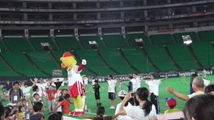 西短キッズ体操の後はラジオ体操!