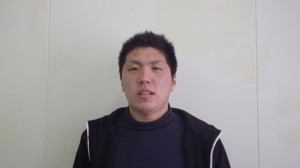 クラス長に決まった上野 大輝 君
