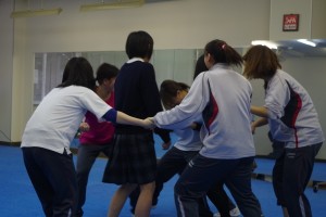 キッズスポーツ体験の様子①