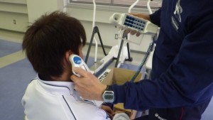 鼓膜温の検温