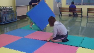 会場準備①