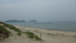 目の前は海です!