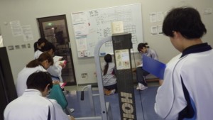 測定結果をミスのないよう転記します