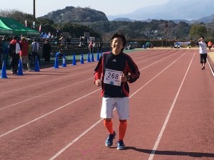 ゴール手前。