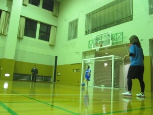 女子練習風景