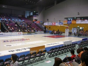試合会場のアクシオン