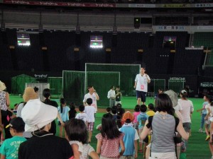 22日のメインは松﨑さん(マイク)と新留さん