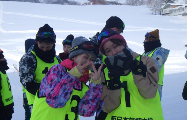 スノースポーツ実習を行いました（前半の様子）
