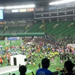 大混雑のスタート前