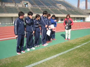 陸上競技場でもサッカーやラグビーの試合が行われます