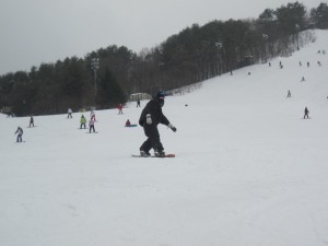 余裕の滑りです。安定感があります。