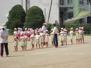 きれいに並んでね